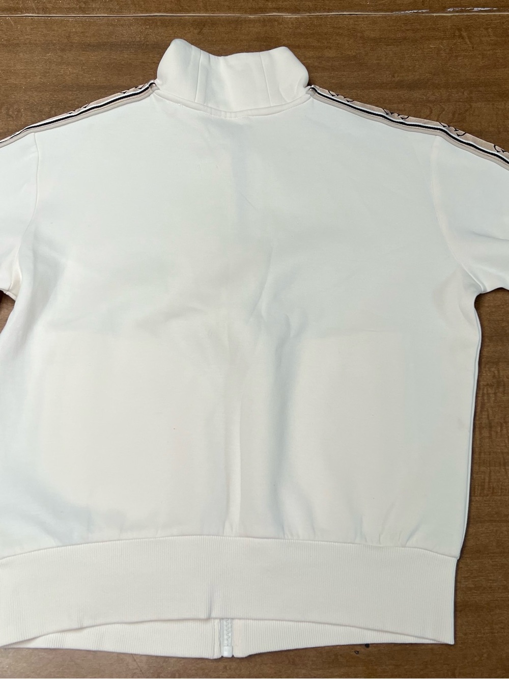 Guess Cream Track Jacket & Leggings with Beige Logo Trim - Picture 3 of 9